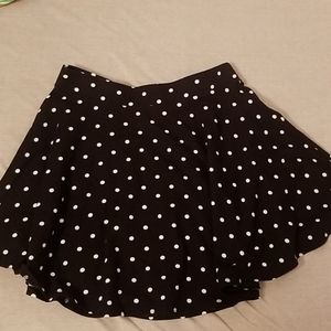Forever 21 polka dot A line skirt